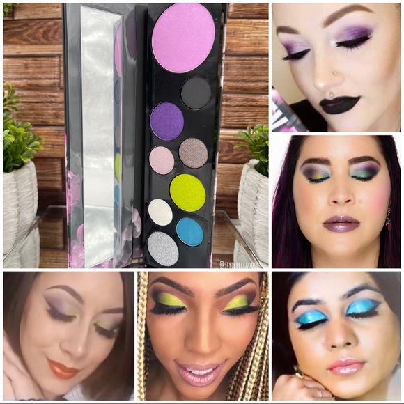 🆕 MAC Pretty Punk Eyeshadow & Highlighter Palette Limited Edition - Picture 5 of 16